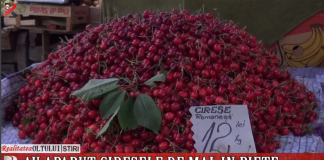 Au apărut cireșele de mai, în piețe