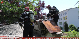 Liceu în flăcări, scenariu pentru pompieri