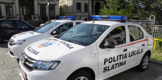 Autoturisme noi pentru Poliția Locală Slatina