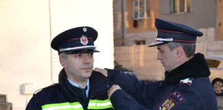 Șapte pompieri, avansați în grad