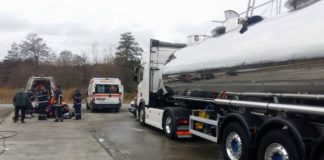 Coliziune cu o cisternă cu motorină.Circulație întreruptă