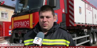 Incendiu devastator la Cilieni