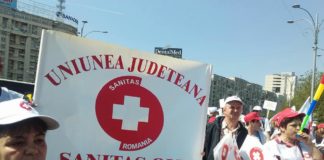 200 de olteni angajați în Sănătate, la MITING în Capitală