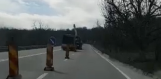Separatoare de sens pe DN 65- Valea Mare, Jitaru, Optași