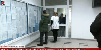 Gripa impune reorganizarea secțiilor spitalului slătinean