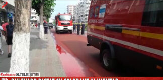 Bulevard pictat cu colorant alimentar