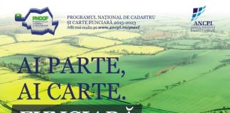 510 comune, cadastrate integral cu fonduri europene