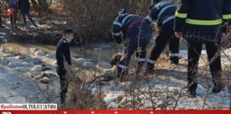 Cioban dispărut, căutat în apele înghețate