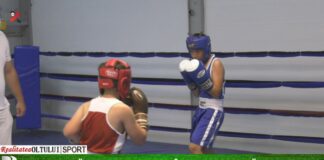Pugiliștii slătineni au boxat cu gândul la Cristi Gălbenușe