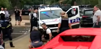 VIDEO/ Român reținut în Franța cu focuri de armă. A fost internat la psihiatrie