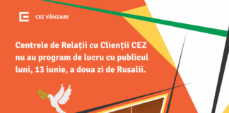 Închis la Enel și CEZ de Rusalii