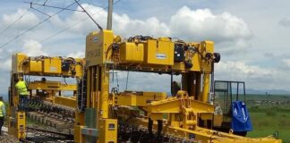 Modernizări la calea ferată: lucrări de înlocuire la rând a elementelor suprastructurii căii pe linia CF 101 București – Pitești