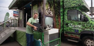 Caravana ECOTIC a oprit în Stația de Reciclare din Balș și se va muta apoi la Slatina. Tombolă cu premii pentru cei ce predau minimum 5kg deșeuri electrice