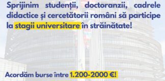 Ministerul Educației organizează concurs în vederea acordării burselor în străinătate