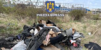 AMENDĂ de 40.000 lei pentru un cetățean care a aruncat gunoaie la marginea Slatinei
