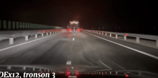 Utilajele de deszăpezire ale SDN Slatina au ieșit la treabă pe Drumul Expres. Strat de zăpadă de 2cm în Olt, de dimineață