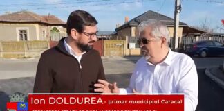 Primarul Doldurea și deputatul Chesnoiu, verificări la lucrările de reabilitare stradală în Caracal. Ce spune edilul despre asfaltări