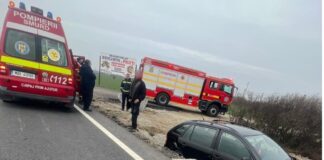 Accident cu două victime în afara municipiului Caracal