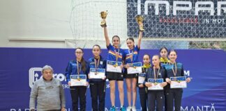 Tenismenii CSM Slatina, pe podium la Campionatul Național U13