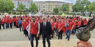 FOTO/ Ion Doldurea și-a depus candidatura pentru un nou mandat la Primăria Caracal