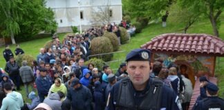 Jandarmii, prezenți mâine la izvorul cu apă tămăduitoare din Brâncoveni și la Catedrala Episcopală