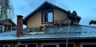 Incendiu la Șerbănești, cauzat de un scurtcircuit la conductorul care alimenta frigiderul
