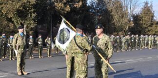FOTO/ A șasea serie de militari portughezi dislocați la Caracal, ce participă la forţa multinaţională NATO din România