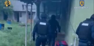 FOTO-VIDEO/ Traficant de droguri de mare risc, reținut în Olt