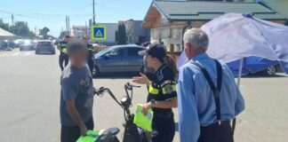Polițiștii olteni, în campania „La pas, la volan sau la pedală, siguranța începe cu tine!”