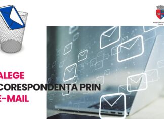 Corespondența primăriei cu cetățenii, prin e-mail, la Caracal