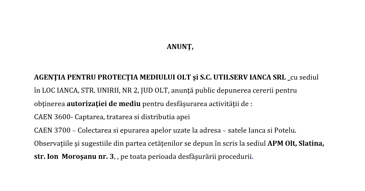 Cererea pentru obținerea autorizației de mediu a fost depusă! Ce urmează?